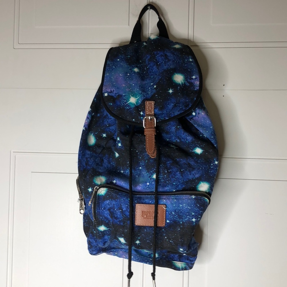 PINK galaxy backpack